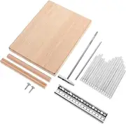 Kisangel 17 Thumb Professional Kalimba Mini Thumb Piano Musical Instruments Mini Kalimba Pocket Piano Musical Instrument Khaki Wood