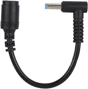 Power Supply Adapter Converter Cable,Power Adapter 7.4 X 5.0 Female to 4.5 X 3.0 Male Bend with Pin Conversion Line for HP Ultrabook