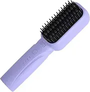 Hair Straightening Brush,Portable Ionic Hair Straightener Comb - Rechargeable Fast Heating Styling Comb, Personal Care Supplies For Home, Travel, Dorm