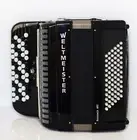 NEW Weltmeister Romance 602 Button Accordion 72 Bass Lightweight B Griff Black