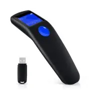 QR Code Scanner,2D Portable Barcode Scanner Wireless 2-in-1 2.4G Wireless & U...