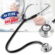 EMT Dual Eager Headed Stethoscope Medical Monitor Accessory Aid Vet Tool Doctor