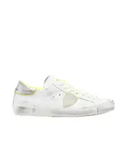 Philippe Model Paris Prxs Lace-Up Sneakers 44,45,46,40,41,42 White Silver Fluorescent Yellow