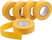 Operitacx Efficient No Adhesive Tape Rolls 5pcs PVC Marking Tape for Safety Measurement