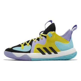 adidas 籃球鞋 Harden Stepback 2 黑 黃 紫 男鞋 哈登 大鬍子 襪套式 愛迪達 H68054