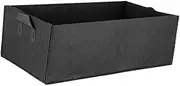 JOINPAYA 2Pcs Small Square Growth Bag for Strawberries and Vegetables Planting Bag for Soil Hydroponics for Gardening Elegant Black