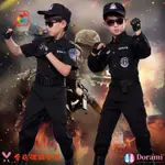 兒童警服 武警裝備 兒童警裝 兒童警察服套裝 警裝備 兒童特種兵衣服全套 兒童軍人服裝 兒童特警帽