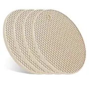 4 Pcs Trivets for Hot Dishes, Kitchen Heat Resistant Silicone Trivet, Extra T...