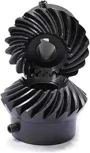 MCMATUTKEQ 2pcs/Lot 1.5M 20T 8MM Helical Bevel Gear Standard Inner Hole 45# Steel Gear 1 Set(8mm)