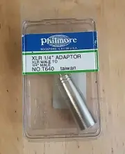 Philmore XLR 1/4" Male to Male Adapter