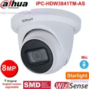Dahua 8MP 4K Starlight Built-in Mic SMD+ PoE WizSense IP Camera IPC-HDW3841TM-AS