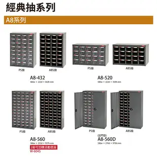 【樹德】零件櫃 A7V-448 48格抽屜 專業 工具櫃 物料櫃 五金櫃 空間收納