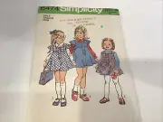 1974 SIMPLICITY #6474 - GIRLS SUPER CUTE ( 2 STYLE ) BIAS JUMPER PATTERN 5