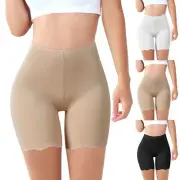 Summer Thin Ice Silk Anti Light Pants Wave Three Point Leggings Comfortable New