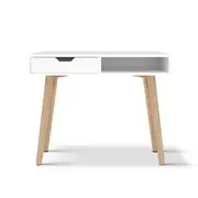 Artiss Computer Desk Drawer Cabinet Shelf White 90