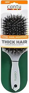 Cantu Smooth Thick Paddle Hair Brush, Grey/Black