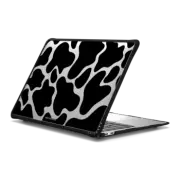 MacBook Air 13-inch (M1 / Intel) Impact Case Black Cow Print by Corey Paige Designs