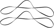 ERINGOGO Record Player Flat Belt Replacement Rubber Turntable Belt for Phonograph Drive Belt