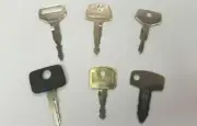 6 KEY PLANT MASTER SET FOR VARIOUS DUMPERS, DIGGERS, EXCAVATORS