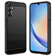 For Samsung Galaxy A34 5G Case, Rugged Shockproof Heavy Duty Snti Slip Protective Case Cover (Black)