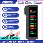 12V Battery Tester BM310 Digital Alternator Tester 6 LED Light Diagnostic Tool