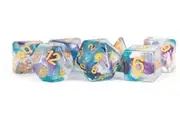 Unicorn Resin Polyhedral Dice Set (Fancy Fae)