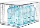 1Pack Large Stackable Kitchen Storage Drawers, Clear Foods Organizer Bins wit...
