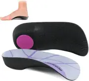 Plantar Fasciitis 3 4 Length Insoles High Arch Supports Orthotic Insoles Men Wom