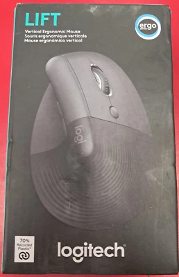 Lift Vertical Ergonomic Mouse Wireless Bluetooth - Black