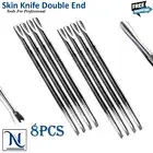 8 pcs Cuticle Pusher Skin Double End Dead Skin Remover Trimmer Instumax