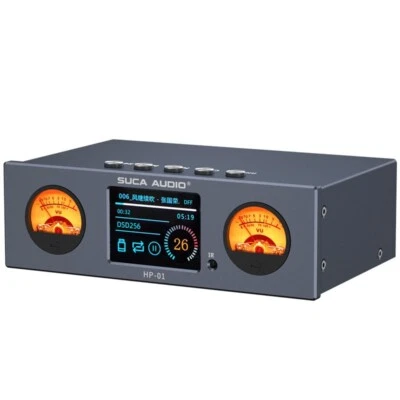 HP-01 Lossless USB Digital Player with Double VU Meter & 2.4inch Display Screen