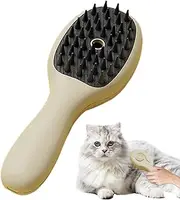 Cat Steam Brush - Steamy Brush Cleanser - Grooming Tool, Pet Accessories, Hair Removal Comb, Dog Misting Tool For Small Animals