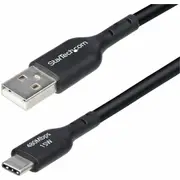StarTech.com 4m (13ft) USB-A to USB-C Charging Cable, Charge & Sync, 3A, USB 2.0, TPE Jacket - Black USB Charging Cord - USB-A to USB-C Charging Fast