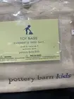 Pottery barn kids Logo Set 3 Toy Storage Bags Cloth Cotton Canvas