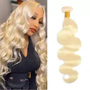 613 Blonde Bundles Human Hair 22 Inch 12A Grade 613 Body Wave Bundles 100% Un...