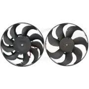 For 2000-02 Audi TT Quattro 2 x Electric Radiator Condenser Cooling Fan Assembly