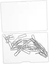SEWACC 200pcs U-Shaped Quilting Needle Pin Sequin Pins Garden Pegs for Membrane Mini Markers Sewing Teal Kit Artificial Grass Pegs Sewing Needles Linen Tacks Stoppers Stainless Steel
