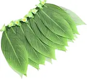 BESTYASH Leaf Skirt Luau Hula Skirt Grass Hula Skirt Festival Hula Grass Dance Skirt Beach Luau Skirt Garlands Tassel Hula Dress Outfit Stage Costume Skirt Costumes Party Green Silk Cloth