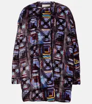 [Isabel Marant] Isabel Marant Doriane printed puffer coat AU 12 purple