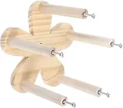 Bird Perch Stand for Cockatiels Rotatable Parrot Ferris Wheel for Bird Cages Safe Durable Easy Installation
