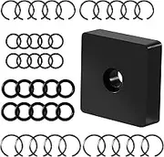 10-Pack 1/2" and 3/8" Impact Retaining Ring Clip with O-Ring for Milwaukee Electric or Pneumatic Impact Wrenches, Includes Anvil Retaining Ring Install Tool, Compatible with Cordless and Air Wrenches