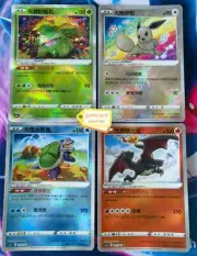 Pokémon TCG Exclusive Chinese Radiant Charizard Venusaur Blastoise Eevee K Holo
