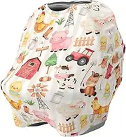 Car Seat Cover Baby | Carseat Canopy Cover - Privacy Breastfeeding Cover, Baby Stroller Car Seat Cover, Breathable Baby Stroller Canopy