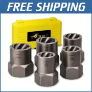 Professional 5-Piece Heavy Duty Tool Set - Power Extractor for Damaged Bolts