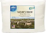 Pellon W-120 King Size Wool Batting, 120" by 120", White