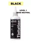 KISS TINTATION Semi-Permanent Hair Color 5 oz BLACK T998 Level: 1