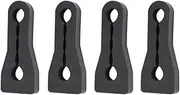 HUVNEXA 4pcs Car Door Lock Sound Deadener Damper Buffer, for Hyundai, Creta Solaris Accent, for Kia, Sportage Rio Rattling Screaks Deaf Seal car Door Shock Absorber Car Door Damping Buffer