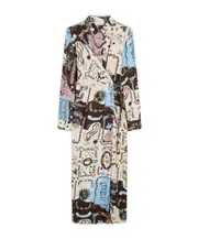 graphic-print dress IT44 White