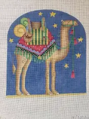 Handpainted Needlepoint Canvas Debbie Mumm Melisa Shirley Nativity Camel 18m