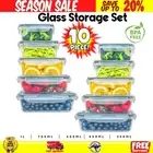10 Pack Meal Prep Containers Glass Food Storage Containers with Airtight Lids